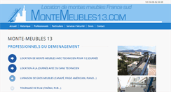 Desktop Screenshot of montemeubles13.com