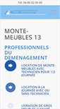 Mobile Screenshot of montemeubles13.com